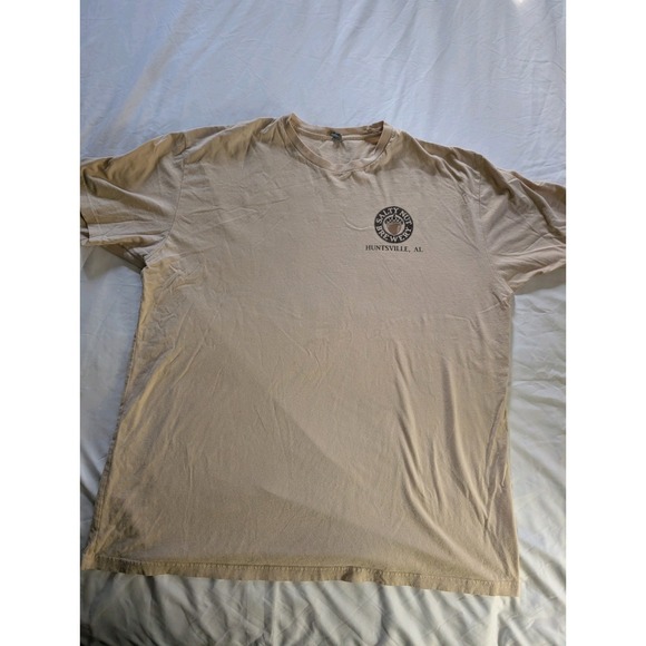 The Unbranded Brand Other - Salty Nut Brewery Adult Large Graphic Print Tan Short Sleeve T-Shirt‎ Size L